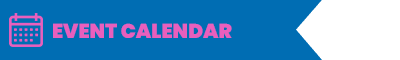 Calendar icon and the text "Event Calendar" in pink on a blue background.